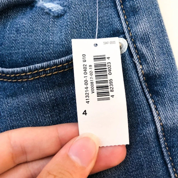 Old Navy Pop Icon Skinny Distressed Jeans 4 NWT - Picture 3 of 7